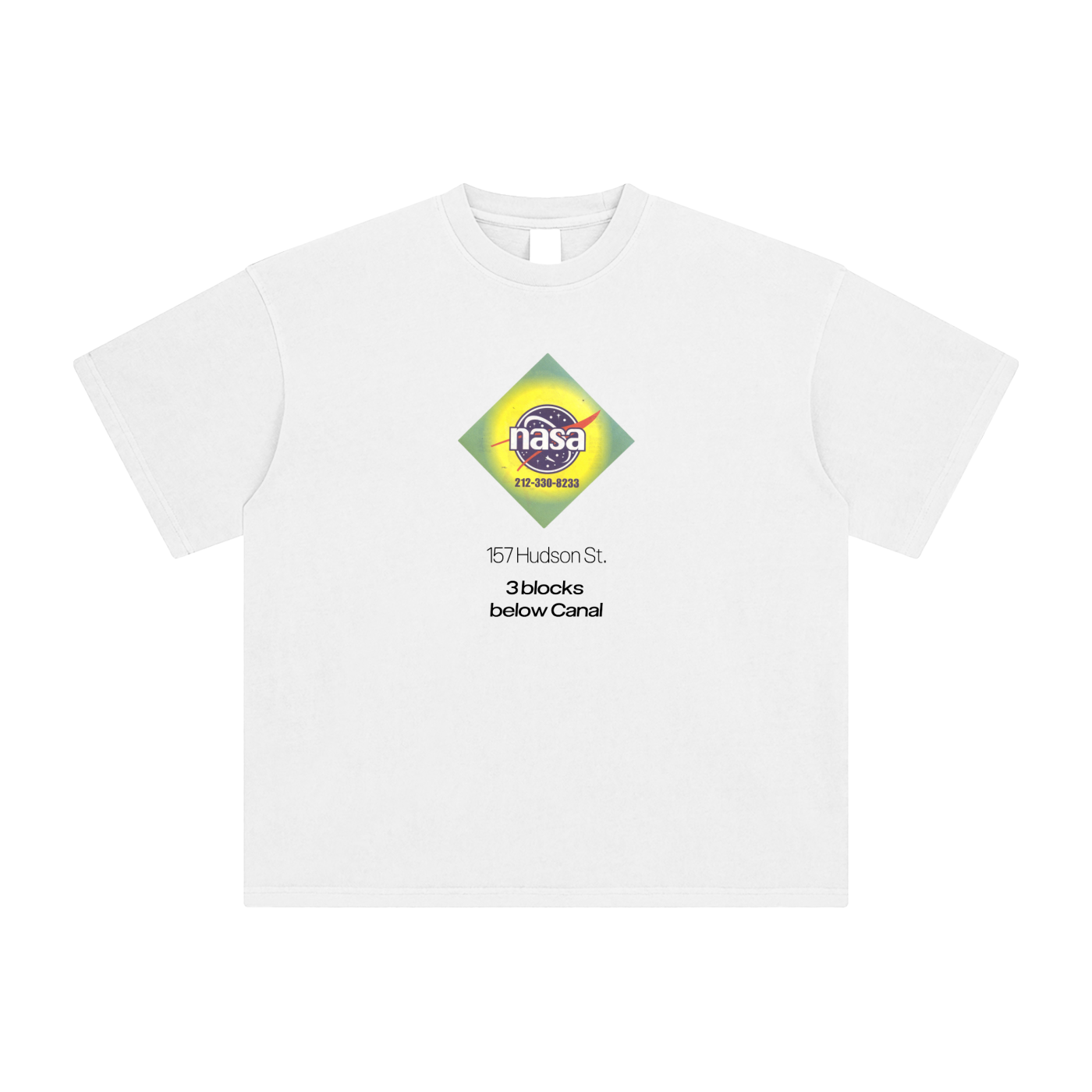 NASA "3 Blocks Below Canal" Flyer Tee