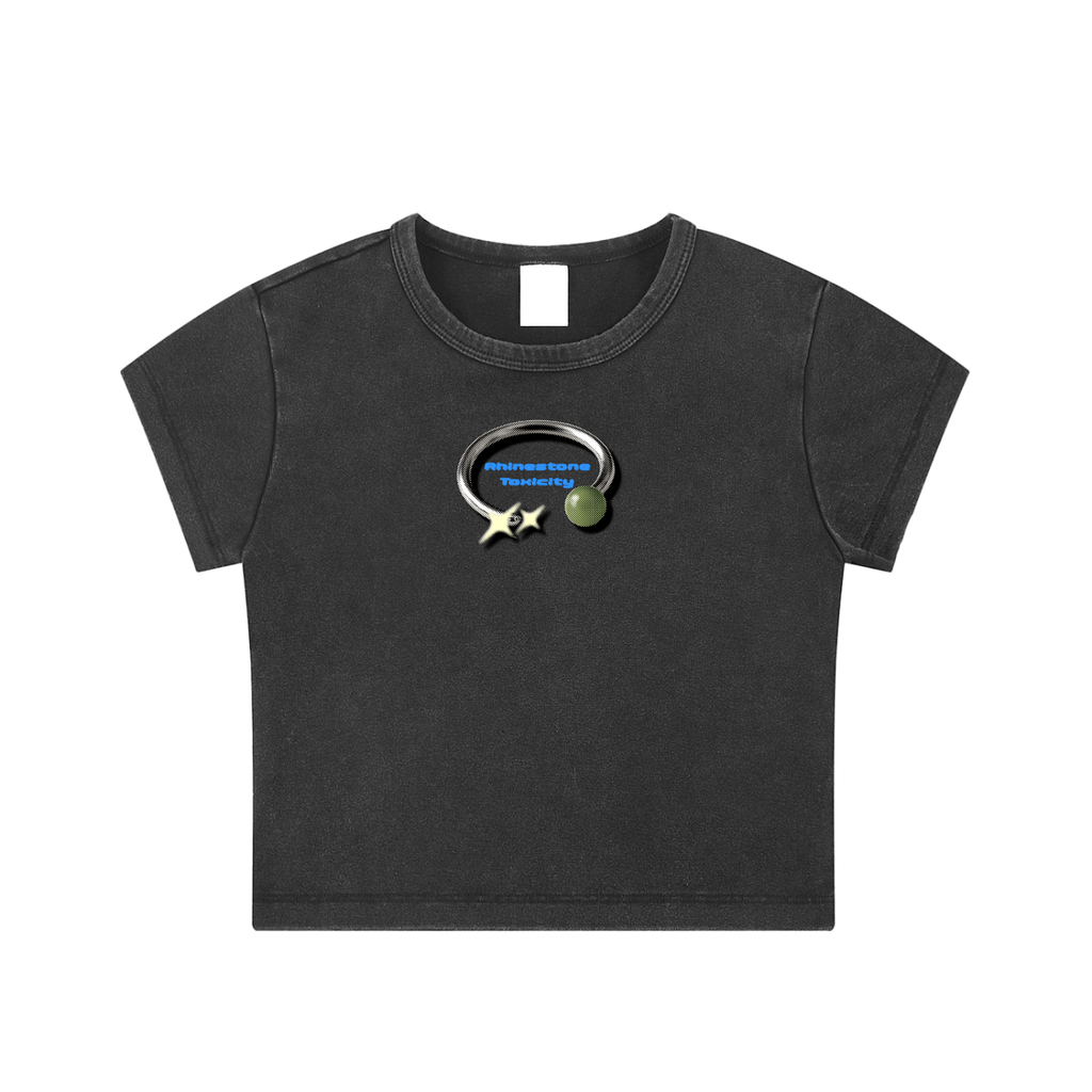 Rhinestone Toxicity Baby Tee